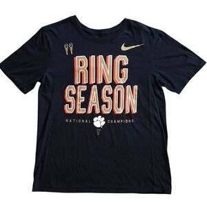 Nike Clemson Tigers 2018 National Champions Medium Ring Season Tee Shirt